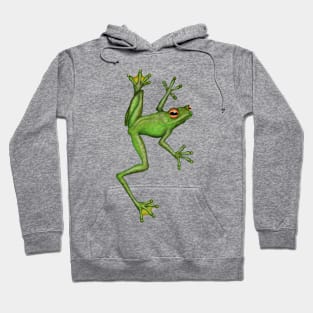 Frog, A greeninsh one Hoodie